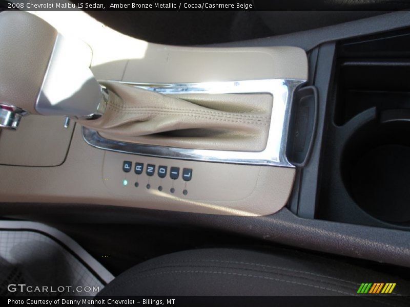 Amber Bronze Metallic / Cocoa/Cashmere Beige 2008 Chevrolet Malibu LS Sedan