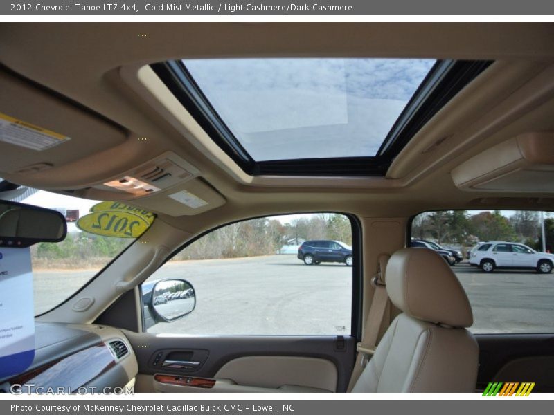 Gold Mist Metallic / Light Cashmere/Dark Cashmere 2012 Chevrolet Tahoe LTZ 4x4