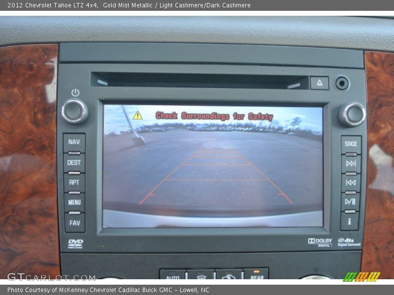 Gold Mist Metallic / Light Cashmere/Dark Cashmere 2012 Chevrolet Tahoe LTZ 4x4