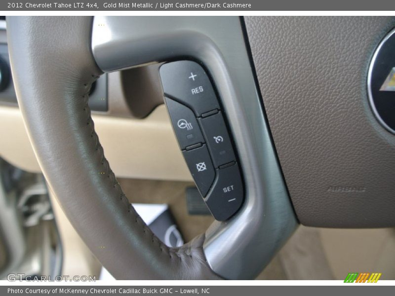 Gold Mist Metallic / Light Cashmere/Dark Cashmere 2012 Chevrolet Tahoe LTZ 4x4