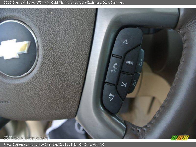 Gold Mist Metallic / Light Cashmere/Dark Cashmere 2012 Chevrolet Tahoe LTZ 4x4