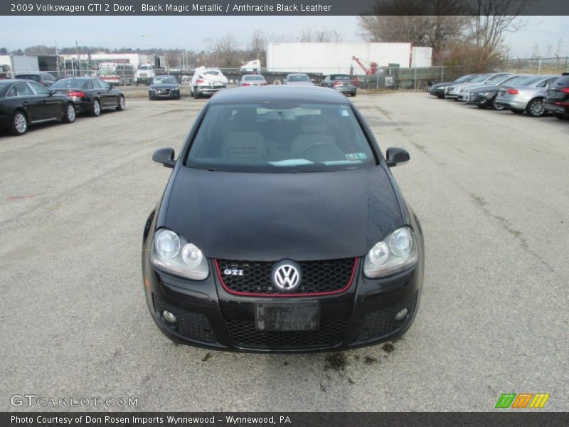 Black Magic Metallic / Anthracite Black Leather 2009 Volkswagen GTI 2 Door