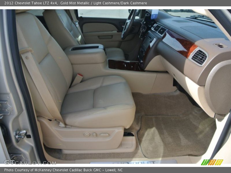 Gold Mist Metallic / Light Cashmere/Dark Cashmere 2012 Chevrolet Tahoe LTZ 4x4
