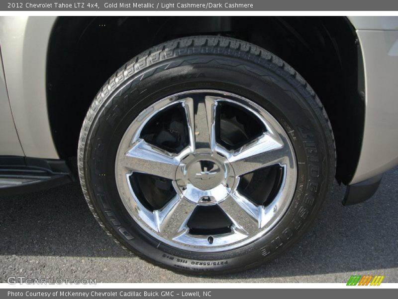 Gold Mist Metallic / Light Cashmere/Dark Cashmere 2012 Chevrolet Tahoe LTZ 4x4
