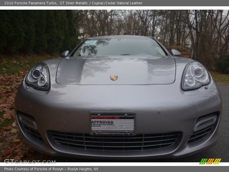 GT Silver Metallic / Cognac/Cedar Natural Leather 2010 Porsche Panamera Turbo