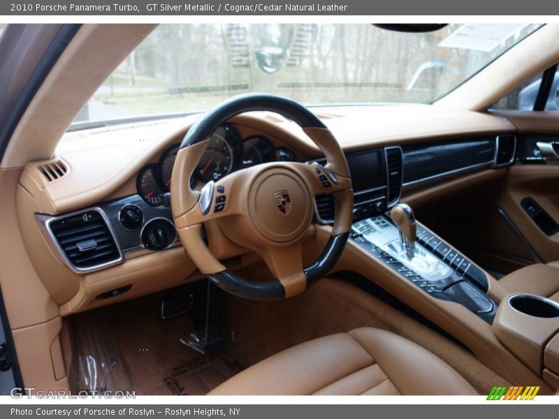 Cognac/Cedar Natural Leather Interior - 2010 Panamera Turbo 