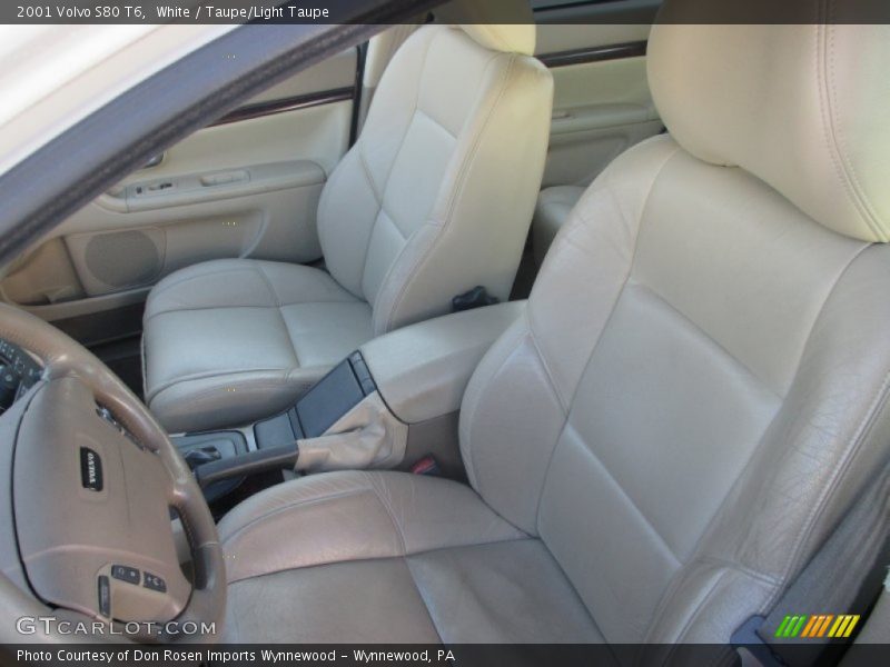 White / Taupe/Light Taupe 2001 Volvo S80 T6