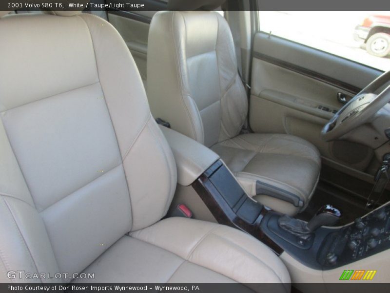 White / Taupe/Light Taupe 2001 Volvo S80 T6