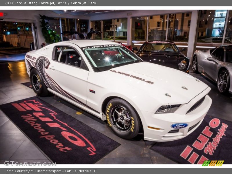 White / Cobra Jet Black 2014 Ford Mustang Cobra Jet
