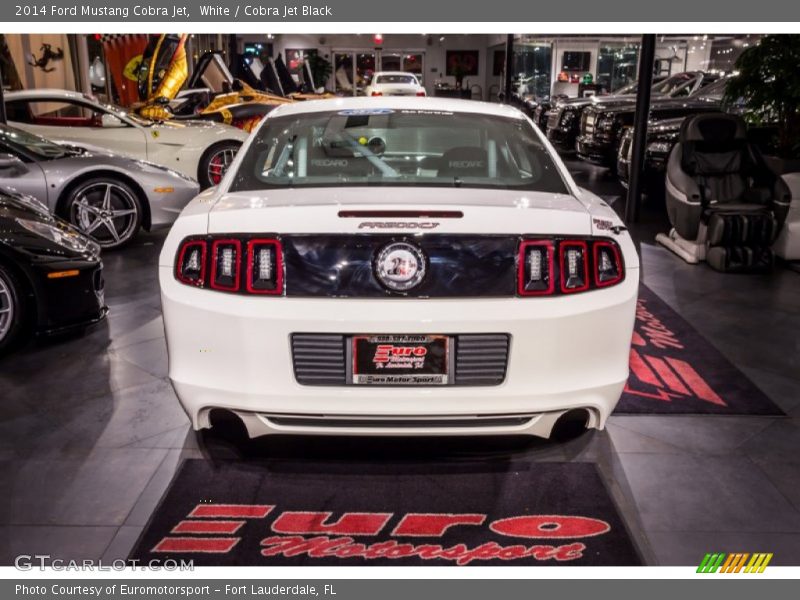 White / Cobra Jet Black 2014 Ford Mustang Cobra Jet