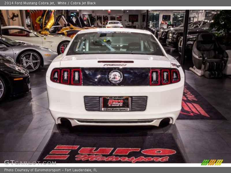 White / Cobra Jet Black 2014 Ford Mustang Cobra Jet
