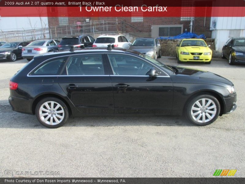 Brilliant Black / Black 2009 Audi A4 2.0T quattro Avant