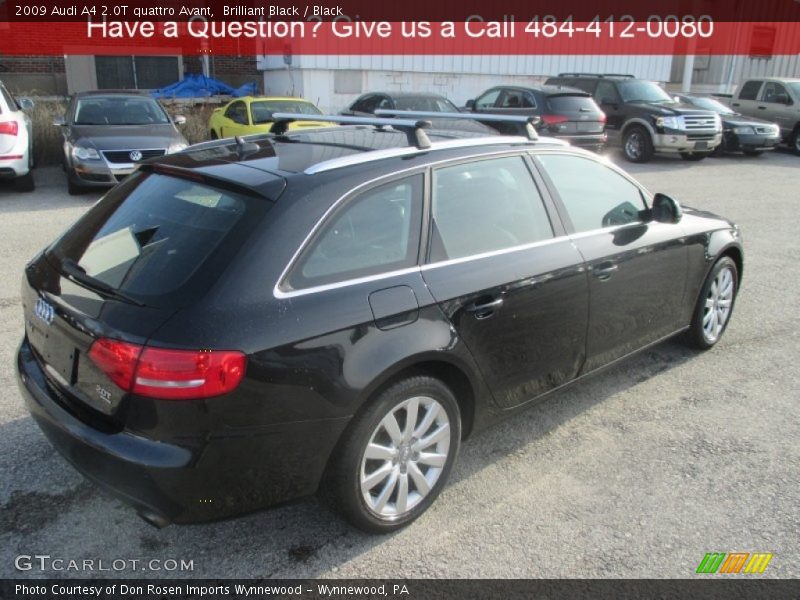 Brilliant Black / Black 2009 Audi A4 2.0T quattro Avant