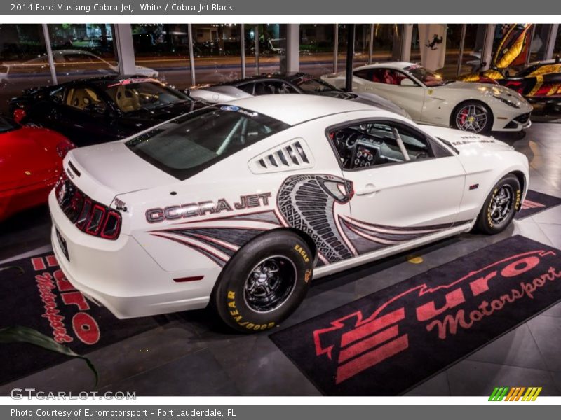White / Cobra Jet Black 2014 Ford Mustang Cobra Jet