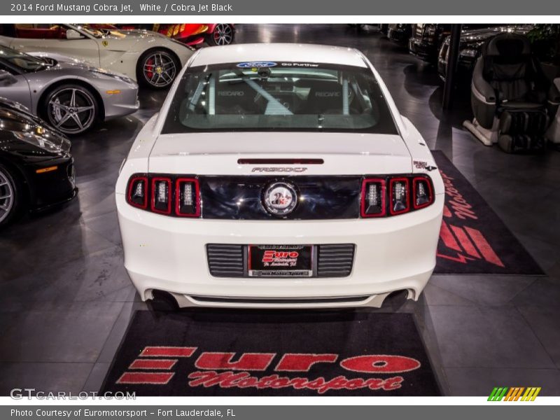 White / Cobra Jet Black 2014 Ford Mustang Cobra Jet
