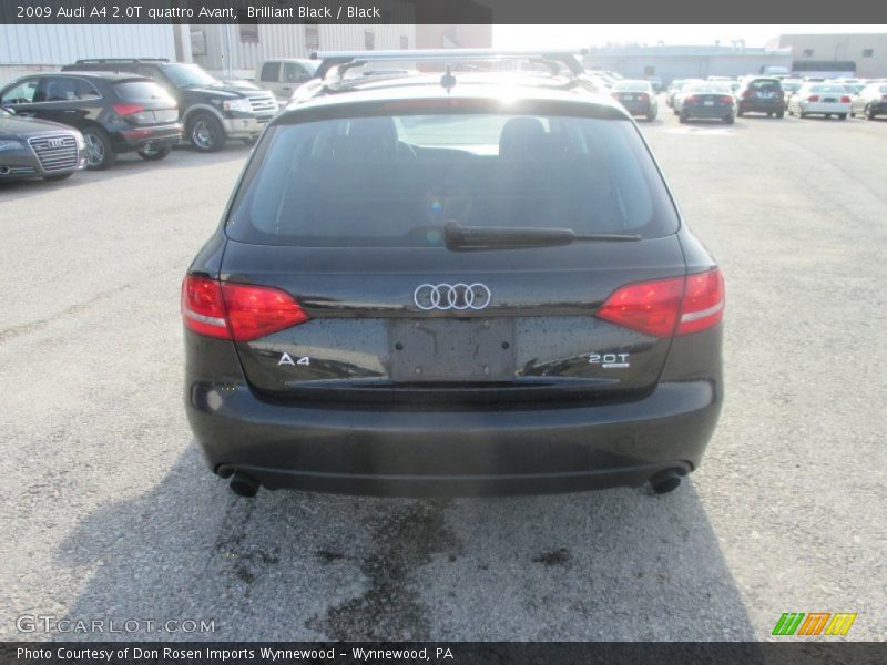 Brilliant Black / Black 2009 Audi A4 2.0T quattro Avant