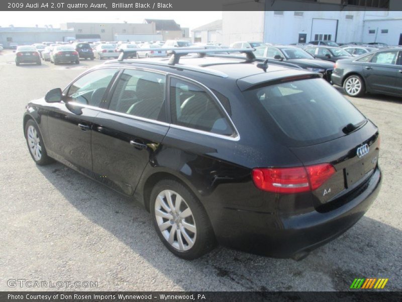 Brilliant Black / Black 2009 Audi A4 2.0T quattro Avant