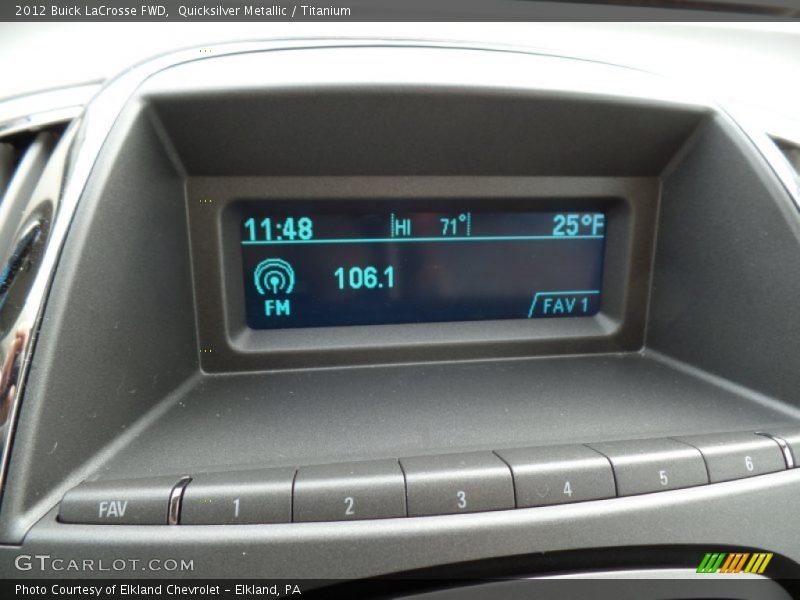 Quicksilver Metallic / Titanium 2012 Buick LaCrosse FWD