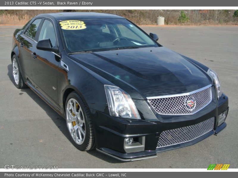 Front 3/4 View of 2013 CTS -V Sedan