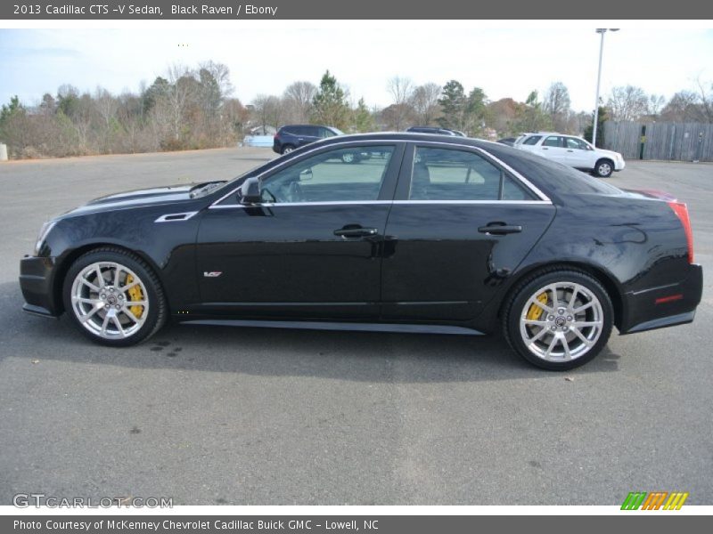 Black Raven / Ebony 2013 Cadillac CTS -V Sedan