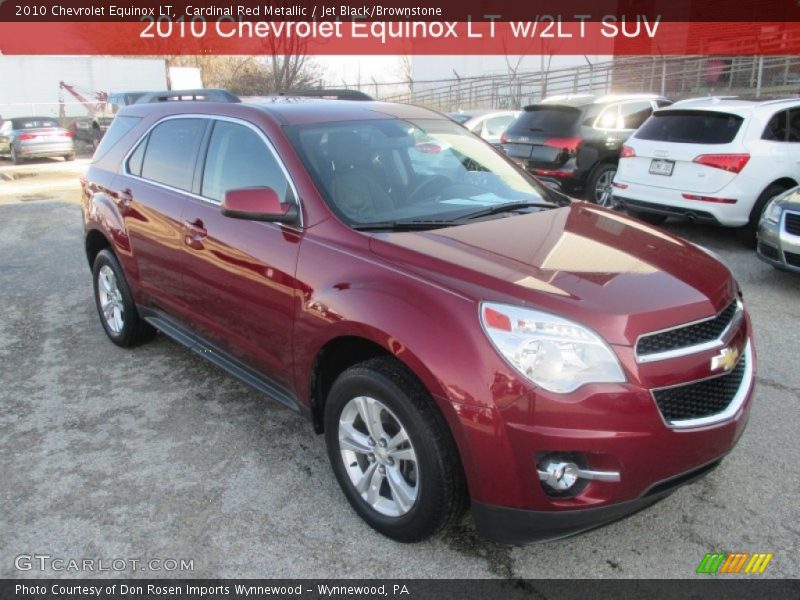 Cardinal Red Metallic / Jet Black/Brownstone 2010 Chevrolet Equinox LT