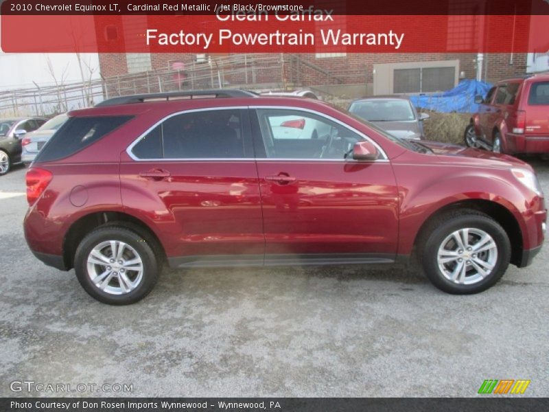Cardinal Red Metallic / Jet Black/Brownstone 2010 Chevrolet Equinox LT