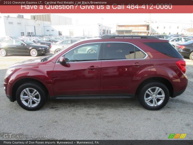Cardinal Red Metallic / Jet Black/Brownstone 2010 Chevrolet Equinox LT
