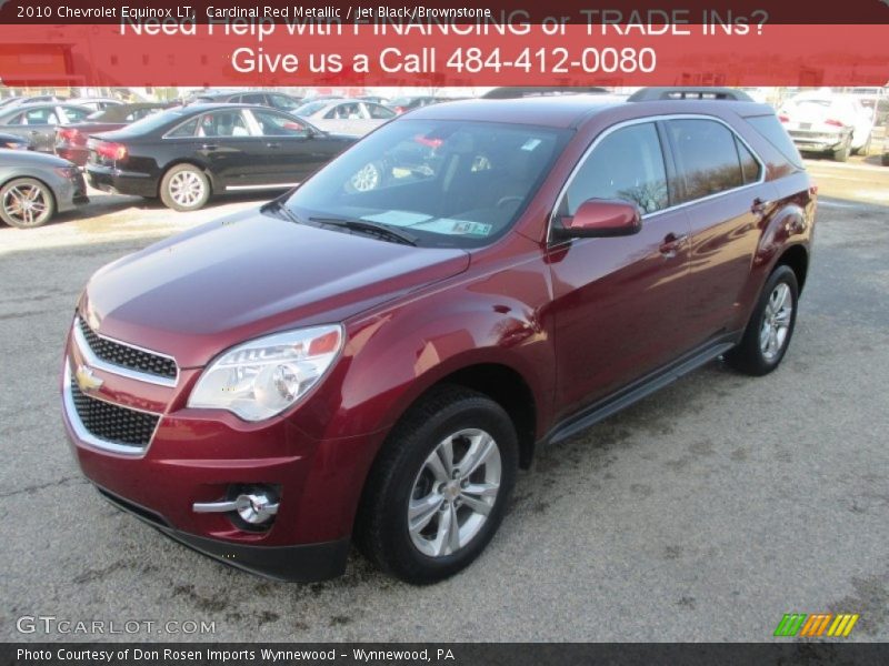 Cardinal Red Metallic / Jet Black/Brownstone 2010 Chevrolet Equinox LT