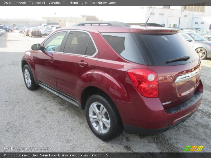 Cardinal Red Metallic / Jet Black/Brownstone 2010 Chevrolet Equinox LT