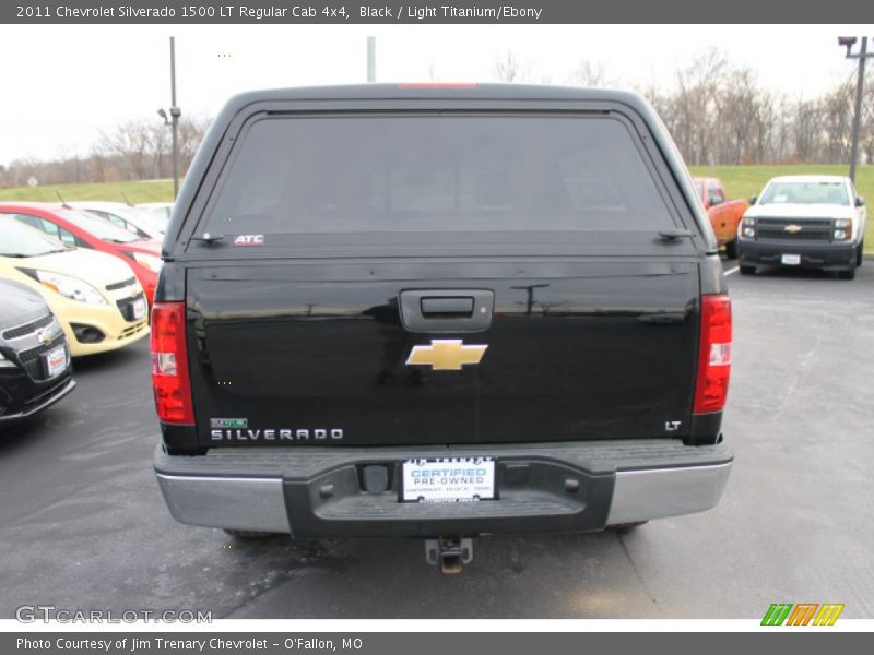 Black / Light Titanium/Ebony 2011 Chevrolet Silverado 1500 LT Regular Cab 4x4