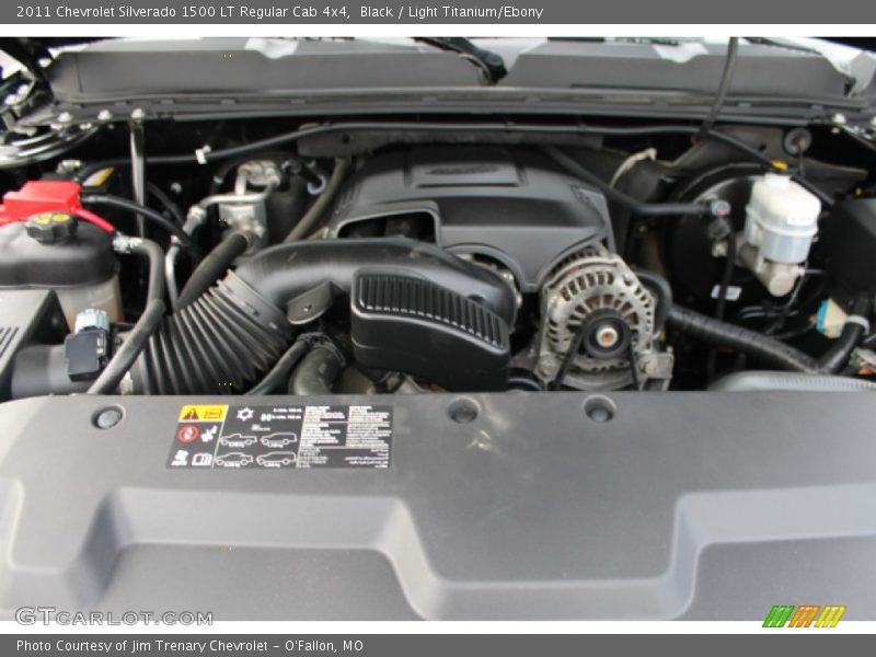 Black / Light Titanium/Ebony 2011 Chevrolet Silverado 1500 LT Regular Cab 4x4