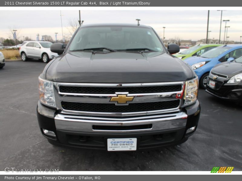 Black / Light Titanium/Ebony 2011 Chevrolet Silverado 1500 LT Regular Cab 4x4