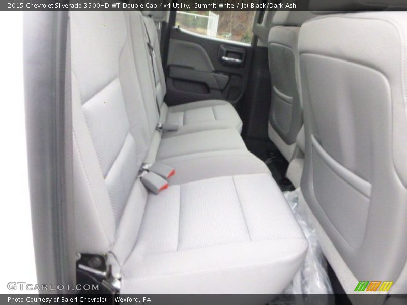 Summit White / Jet Black/Dark Ash 2015 Chevrolet Silverado 3500HD WT Double Cab 4x4 Utility