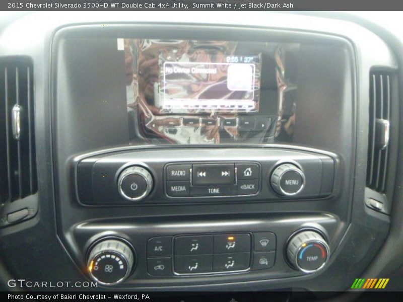 Summit White / Jet Black/Dark Ash 2015 Chevrolet Silverado 3500HD WT Double Cab 4x4 Utility