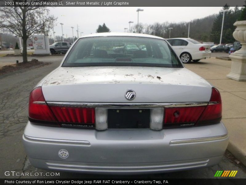 Silver Frost Metallic / Light Graphite 2001 Mercury Grand Marquis LS