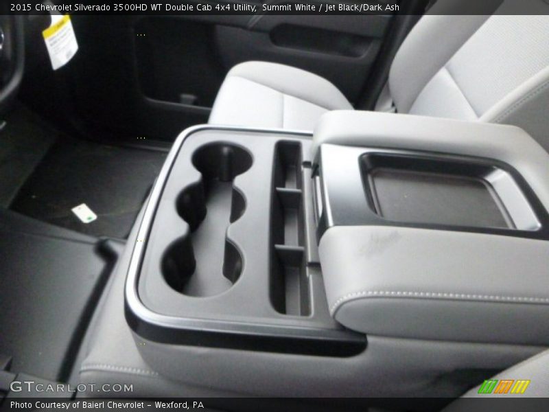 Summit White / Jet Black/Dark Ash 2015 Chevrolet Silverado 3500HD WT Double Cab 4x4 Utility
