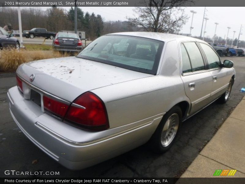 Silver Frost Metallic / Light Graphite 2001 Mercury Grand Marquis LS