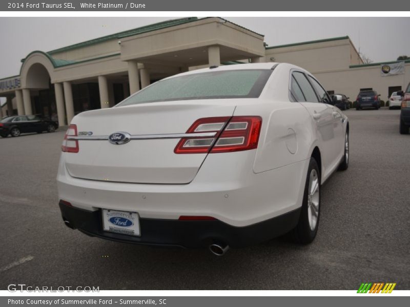 White Platinum / Dune 2014 Ford Taurus SEL