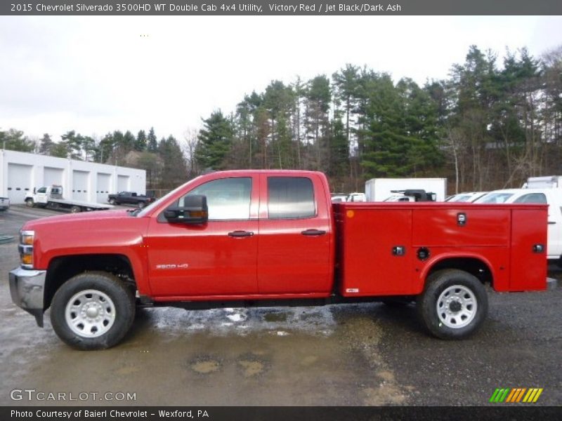  2015 Silverado 3500HD WT Double Cab 4x4 Utility Victory Red
