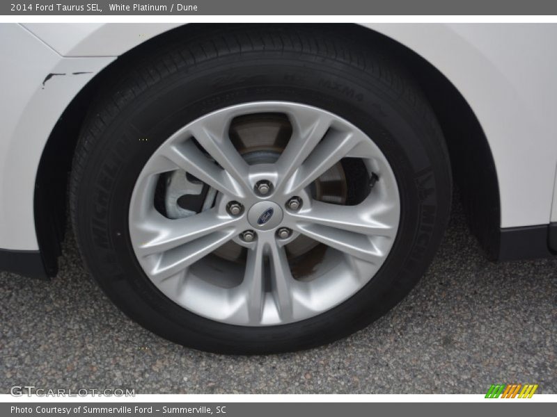 White Platinum / Dune 2014 Ford Taurus SEL
