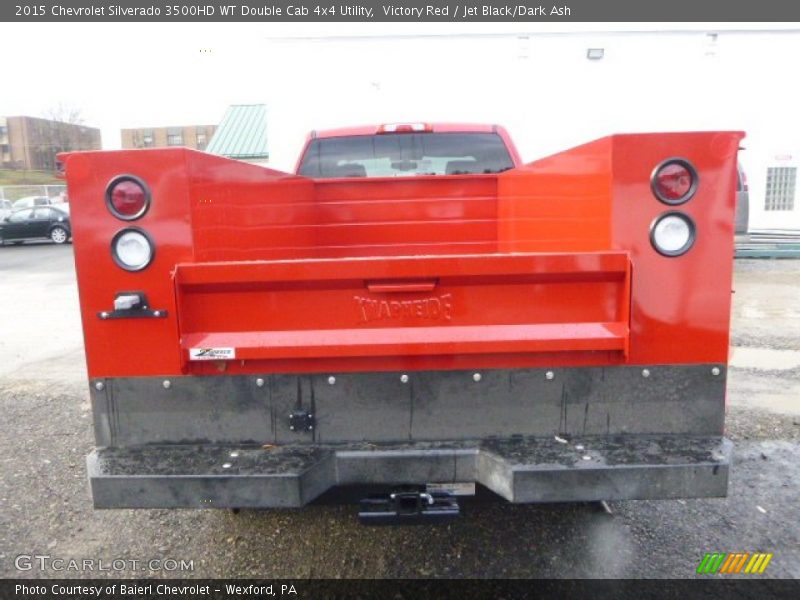 Victory Red / Jet Black/Dark Ash 2015 Chevrolet Silverado 3500HD WT Double Cab 4x4 Utility