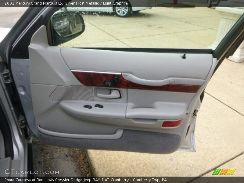 Silver Frost Metallic / Light Graphite 2001 Mercury Grand Marquis LS