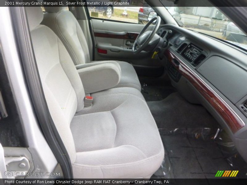 Silver Frost Metallic / Light Graphite 2001 Mercury Grand Marquis LS