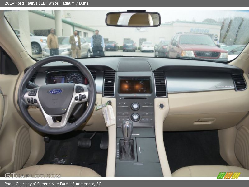 White Platinum / Dune 2014 Ford Taurus SEL