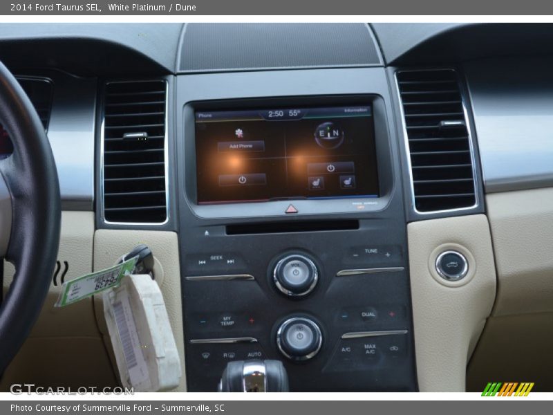 White Platinum / Dune 2014 Ford Taurus SEL