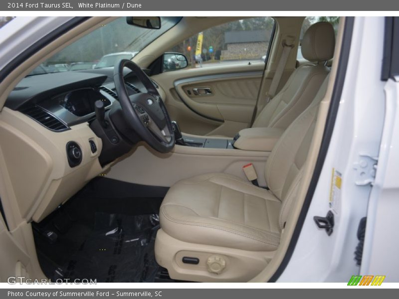 White Platinum / Dune 2014 Ford Taurus SEL