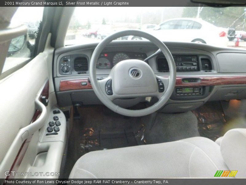 Silver Frost Metallic / Light Graphite 2001 Mercury Grand Marquis LS