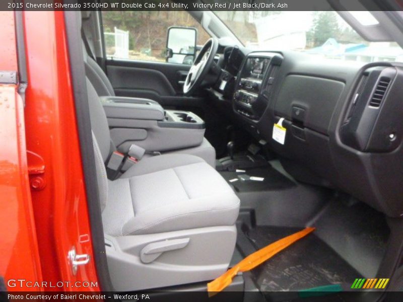 Victory Red / Jet Black/Dark Ash 2015 Chevrolet Silverado 3500HD WT Double Cab 4x4 Utility