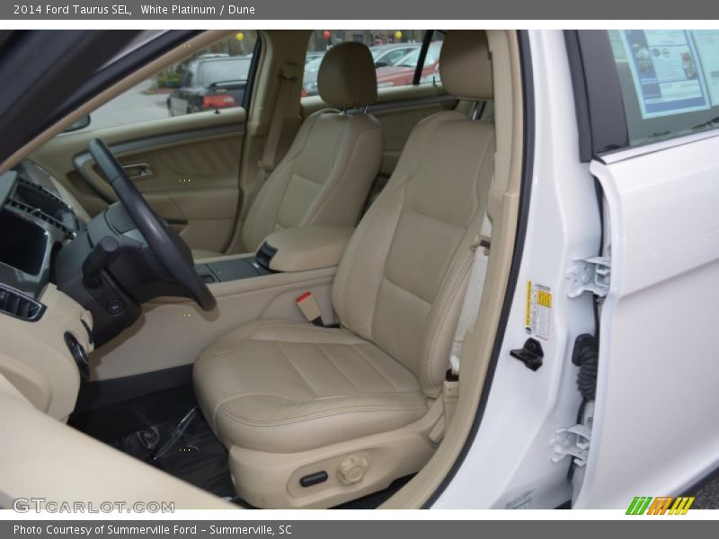White Platinum / Dune 2014 Ford Taurus SEL