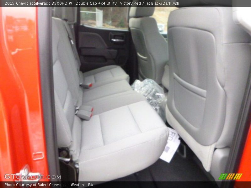 Victory Red / Jet Black/Dark Ash 2015 Chevrolet Silverado 3500HD WT Double Cab 4x4 Utility